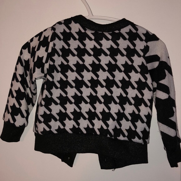Houndstooth cardigan with matching Mary Jane’s - Picture 5 of 8